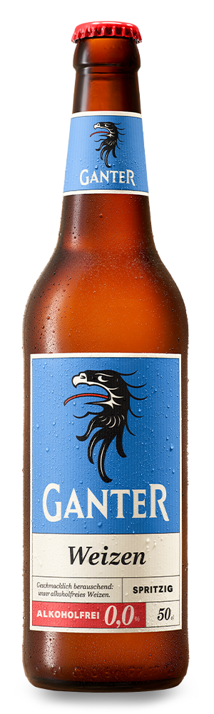 Abbildung Flasche Ganter Weizen Alkoholfrei