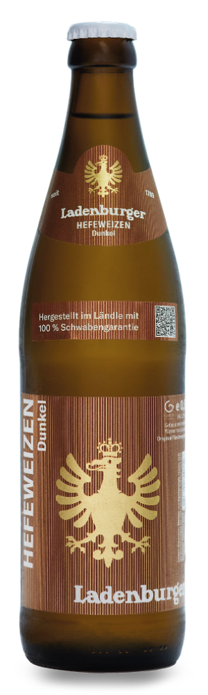 Abbildung Flasche Ladenburger Hefeweizen Dunkel