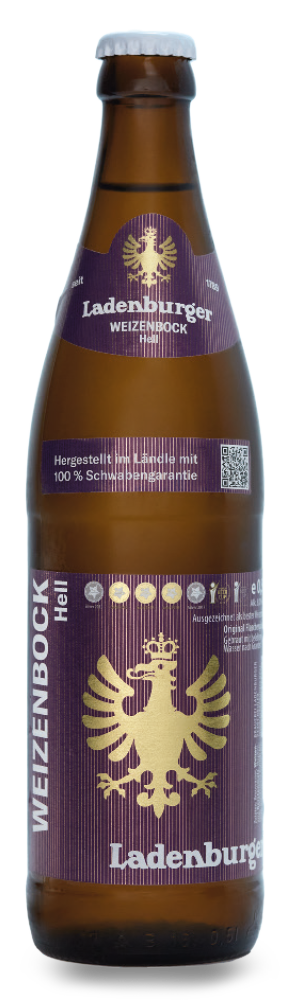 Abbildung Flasche Ladenburger Weizenbock Hell