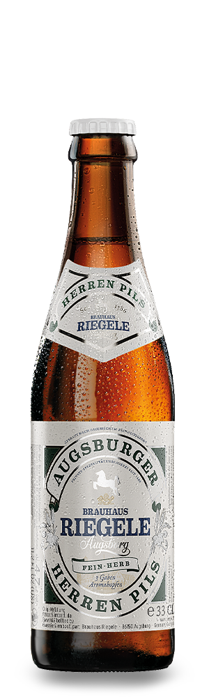 Abbildung Flasche Riegele Augsburger Herrenpils