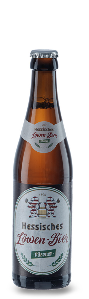 Abbildung Flasche Hessisch Löwe Pilsener