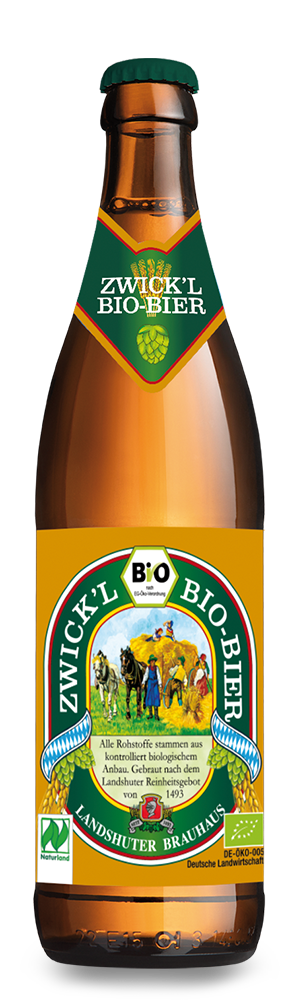 Abbildung Flasche Landshuter Zwickel Bio-Bier